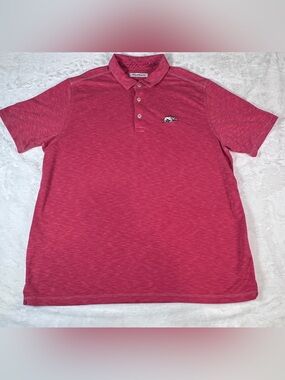 Tommy Bahama Arkansas Razorbacks Men’s XL Red Polo Shirt